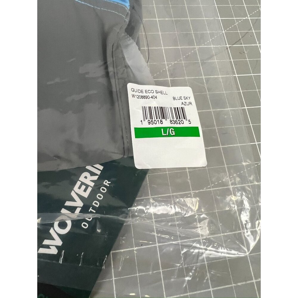 Wolverine Guide Eco Shell Blue Sky Size Large New - Picture 9 of 11